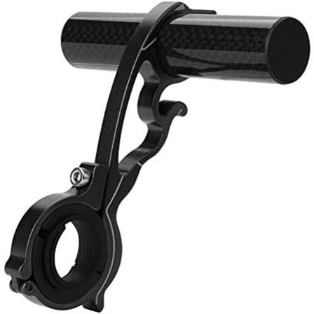 Cykel Förlängare, Kraftigt Cykel Förlängningsfäste för GPS-lampor/Enheter/Strålkastare/Kameror (Svart)