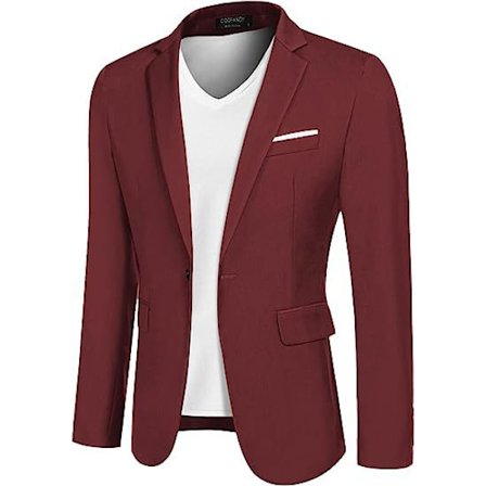 Herr Regular Fit Athleisure Blazer Rentuinen puku