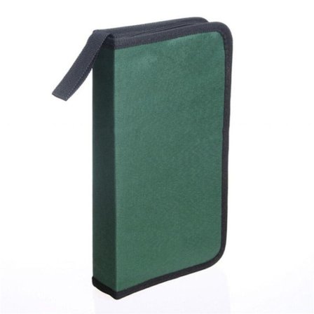 CD-laukku CD-DVD-säilytyslaukku VIHREÄ