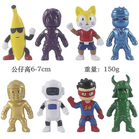 Stumble Guys Figur Toy Stumble Guys Figura Anime Action Figures Toy Set För Pojkar Pvc Modell Samling Leksaker Barn