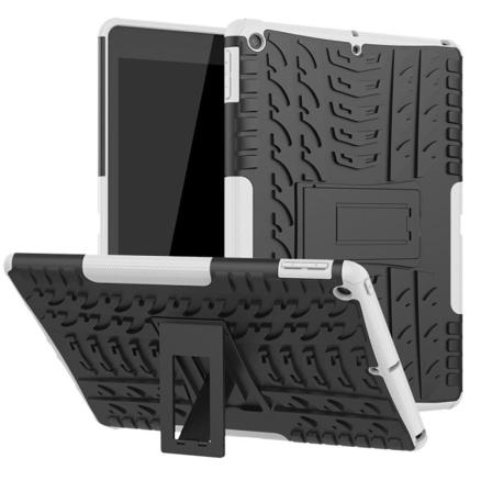 Ipad 10.2 2019/2020/2021 Skal Rugged Kickstand Armor Vit White Vit