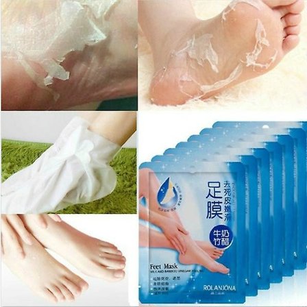 14 stk Fotmaske Eksfolierende Peel Spa Pedikyr Maske