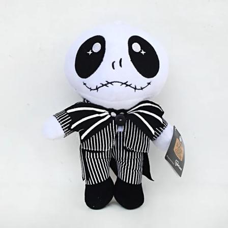 25 cm Mardrömmen Före jul Jack Skellington Plysch leksaker docka Dödskalle Jake Plysch Mjuk stoppade leksaker