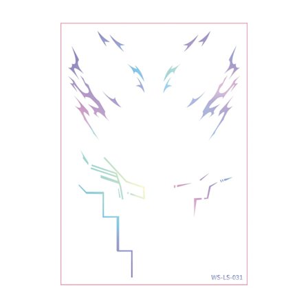 Witch Hunter Rumi Laser Tattoo Klistermærker til Anime Cosplay Sceneoptræden Makeup