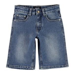 Molo Stone Blue Adrik Denim Shorts 122 cm - Bottoms - 122 cm - Blue