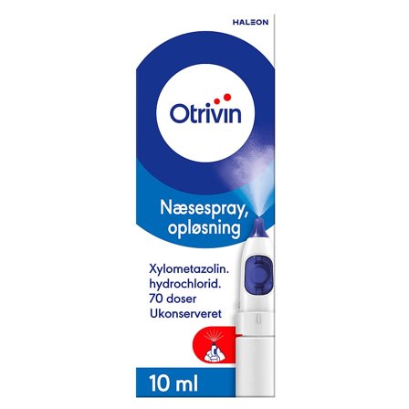 Otrivin Næsespray 1 mg/ml 10 ml, Medicin & Pleje, Næse, Næsespray