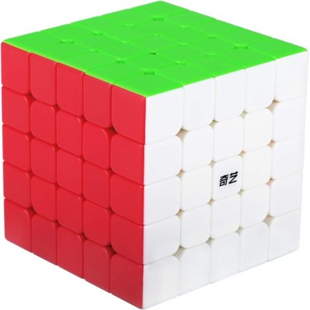 Speed ​​Cube 5x5 5x5x5 Klistremerkeløs Magisk Puslespill Magisk Hastighet
