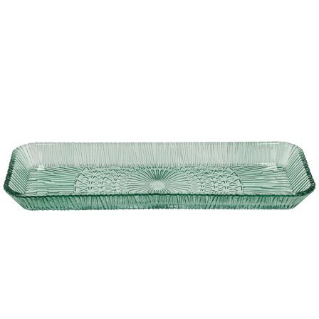 Bitz Kusintha serveringsfat 38 x 14 cm, grön | Dukning & Servering > Serveringsskålar > Serveringsfat | Bagaren och Kocken