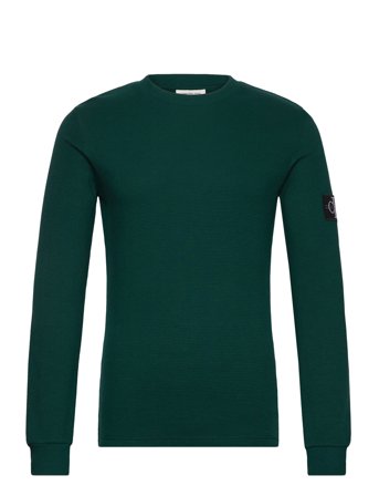 Calvin Klein Jeans | Badge Waffle Ls Tee | XS