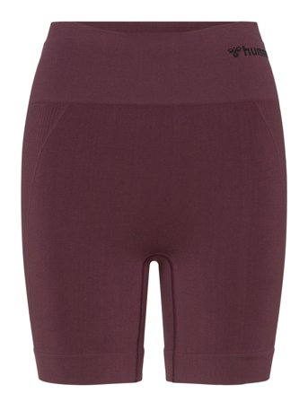 Hummel Hmltif Seamless Shorts - Burgundy - XS