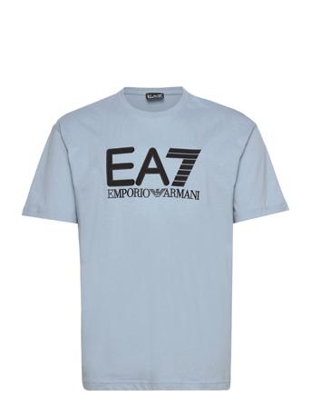 T-Shirt T-shirts Short-sleeved Blå EA7*Betinget Tilbud