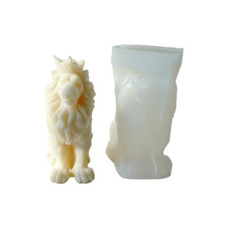 Candle Making Animal Lion-Shape form för DIY Resin Clay Craft