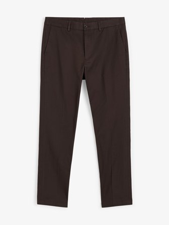 John Henric Men's Braune Chinohose Straight Fit Size 54
