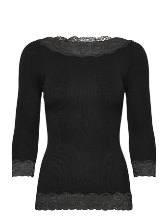 Rosemunde Rwbeatha Silk 2/4 Boatneck 2 Color - Black - M