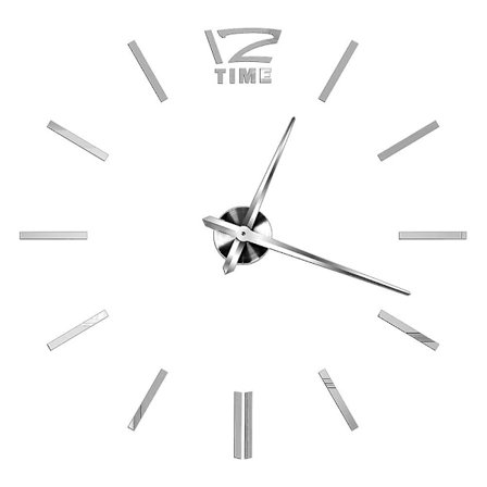 3D Stor Väggklocka DIY Akryl Spegel Klocka Dekal Överdimensionerad Klocka Klockor Europa Horloge Vardagsrum Heminredning Flera Stilar