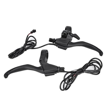 Ergonominen elektroninen jarrukahvasarja sähköpolkupyörille, kevyt alumiiniseos turvallisella virrankatkaisulla ja pikalukitusmekanismilla