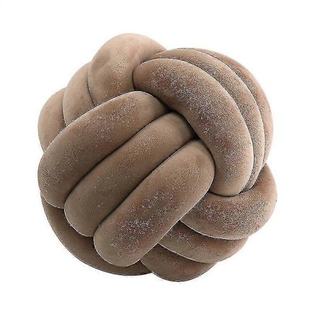 Knot Ball Knot Ball Pute Nappe Plysj Dekorativ Kaste DB