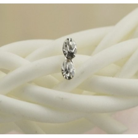 925 Sølv NÆSE Piercing Stud