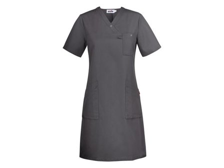 SOUTH WEST Klänning Adina dam graphite L - Lyreco - Arbetskläder - Arbetströjor - Bussaronger och klänningar