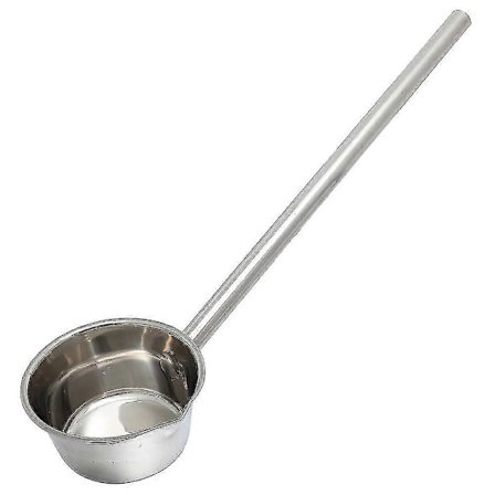 "QD" Multifunctional Long Handled Stainless Steel Ladle for Garden Watering, Kitchen Water Scoop -FCY