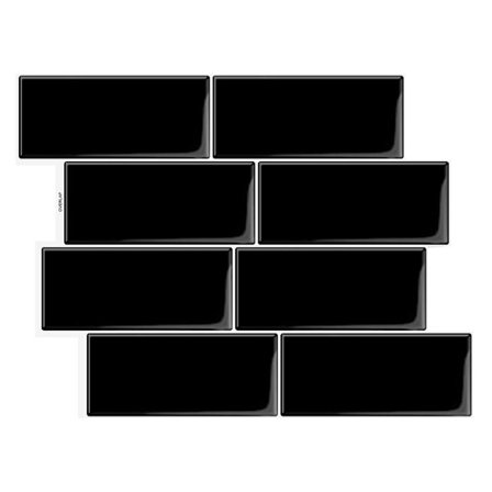 Seinätarra kodin sisustukseen MUSTA