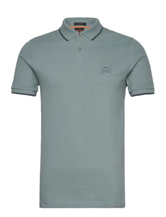 Passertip Polos Short-sleeved Grønn BOSS*Betinget Tilbud