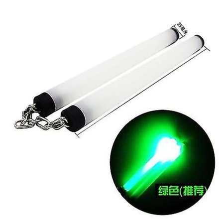 Led Nunchakus Glowing Light Fluorescent Performance Nunchaku Sticks Light Up Toys (FMY)