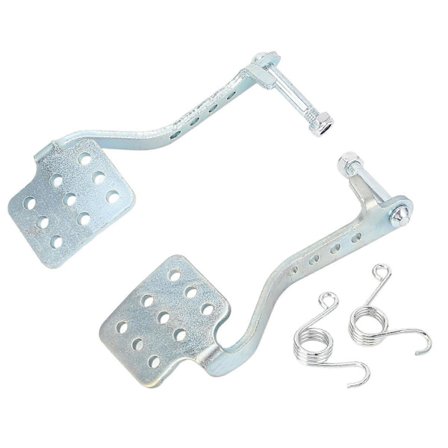 Go Kart Pedal Kit Halkfria Go Kart Broms Gaspedal med Returfjädrar för 212cc 196cc 6.5hk