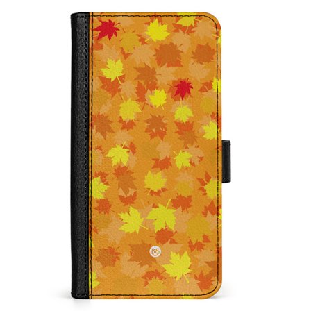 Bjornberry Sony Xperia 10 V Fodral - Orange/Röda Löv