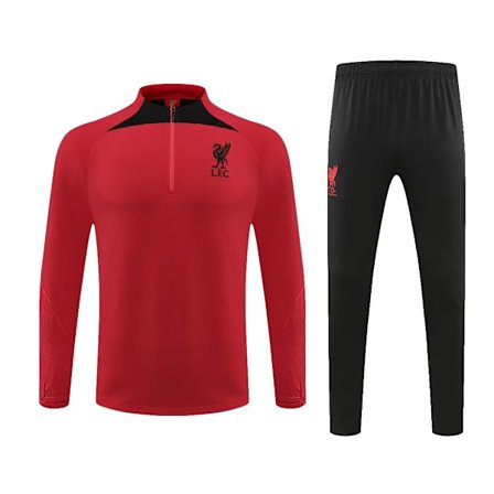 Langærmet fodboldtrøje herre Rød fodboldtrøje rød