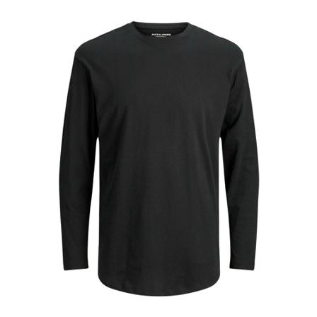 Jack & Jones, Long Sleeve T-Shirt Zwart, Heren, Maat:L