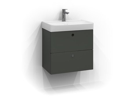 Svedbergs 294855 Tvättställsskåp salvia, 2 lådor 55 cm, Badrum