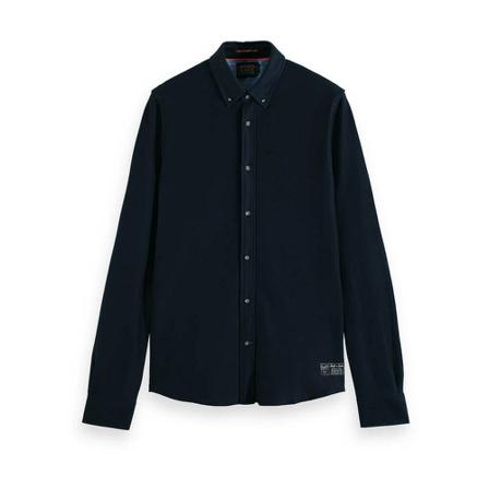 Scotch & Soda Overhemd , Blauw , Heren , Maat: L