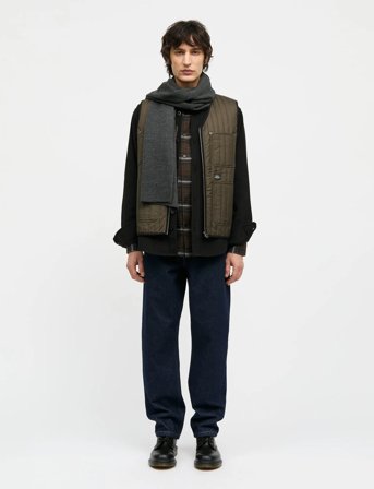 Mads Nørgaard Quilt Max Vest - Khaki green - S
