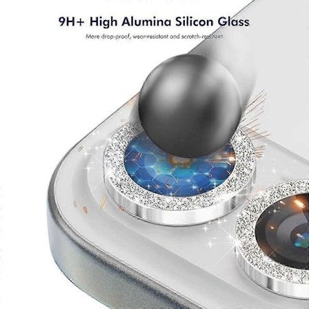 Kompatibel med Samsung Galaxy A35 5G / Galaxy A55 5G kameralinsebeskytter ENKAY Hat-Prince Glitter Dekor Herdet Glass Linsefilm(h})