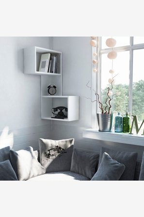 Homitis - Seinähylly Part - Valkoinen - Seinähyllyköt - - Homeroom