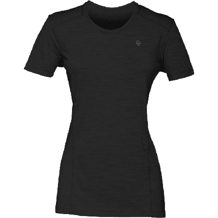 Norrøna Wool T-shirt Women Women short-sleeved sweaters Black S