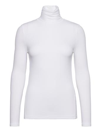 Modal Rib Longsleeve Turtleneck White Calvin Klein