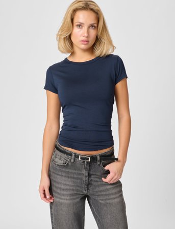 My Essential Wardrobe 16 The Modal Tee - Navy - XXL