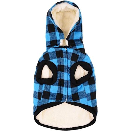 Hunde Plaidjakke Klær Kjæledyrgenser Hund Rutete Klær Varm