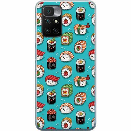 Xiaomi Redmi 10 Genomskinligt Skal Sushi