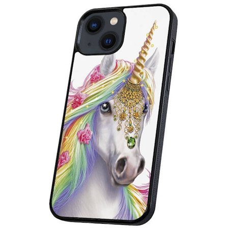 iPhone 14 - Deksel/Mobildeksel Unicorn/Enhjørning