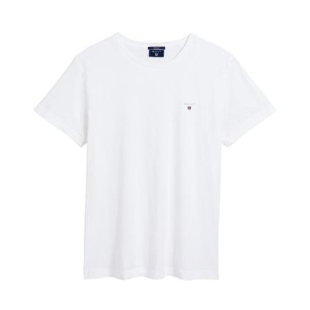 Gant - T-shirts - Vit - Herr - Storlek: M, Herr, Storlek: M