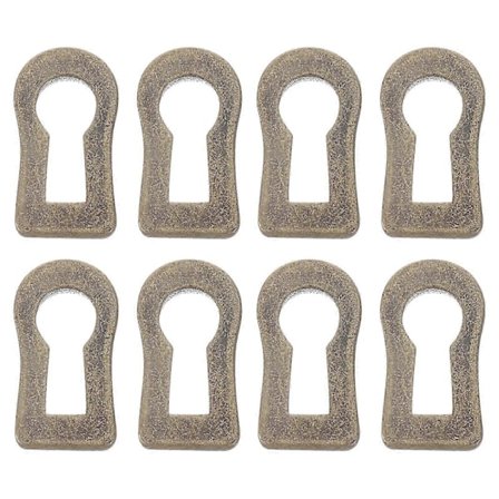 10 stk. Antik Nøglehulsdækning Metal Nøglehulsdækning Dekorativ Nøglehulsindsats Rosetplade (LGL)