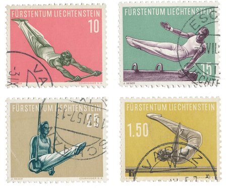 Liechtenstein 1957 - MICHEL 353/356 - Stemplet