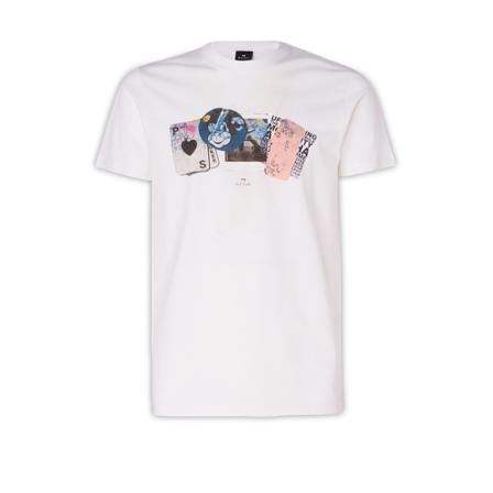PS By Paul Smith, T-Shirts Wit, Heren, Maat:M