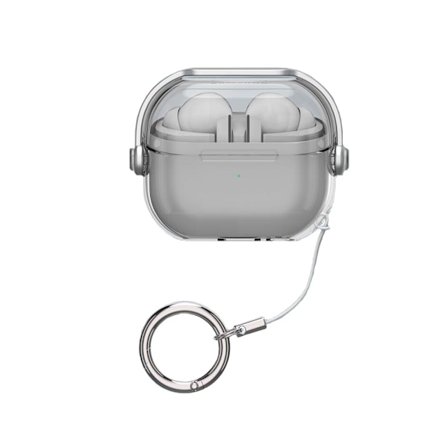 Skyddsfodral Kompatibelt med Samsung Galaxy Buds3/3 Pro - Transparent PC TPU Hörlursskal