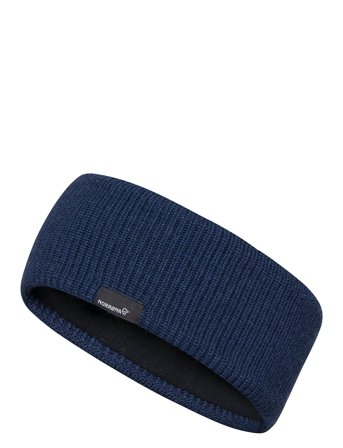 Norrøna /29 Heavy Merinoull Headband - Blue - ONE SIZE