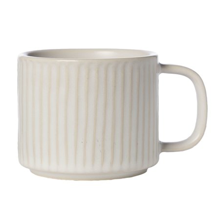 Ernst Kopp räfflad 8,5 cm, naturvit | Dukning & Servering > Muggar & Koppar > Kopp | Bagaren och Kocken