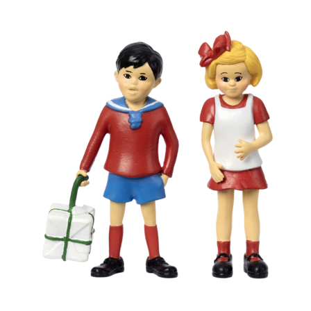 PIPPI Figurset Tommy & Annika Dockor figurer ONESIZE